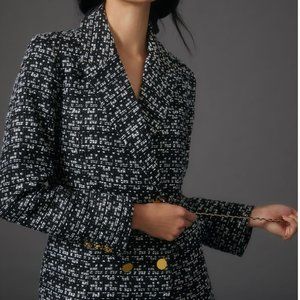 Maeve Double-Breasted Tweed Jacket